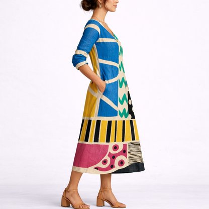 Easygoing Linen Dress – Elegant Occasion Wear UK
