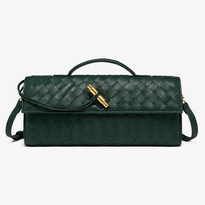 Luxury Woven Clutch Bag – Stylish Evening Shoulder Style – Everyday Accessory UK