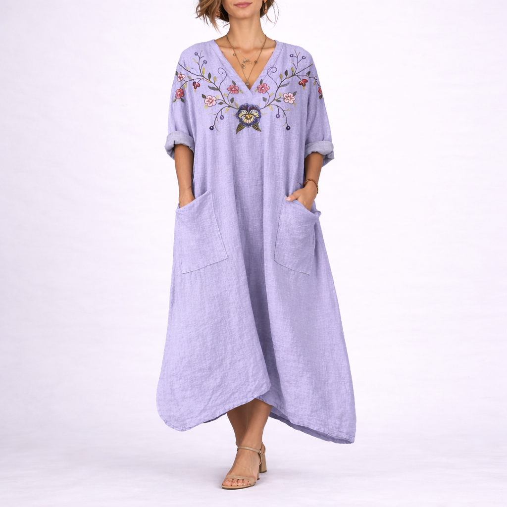 Women's Bohemian Kaftan Dress – Effortless Comfort