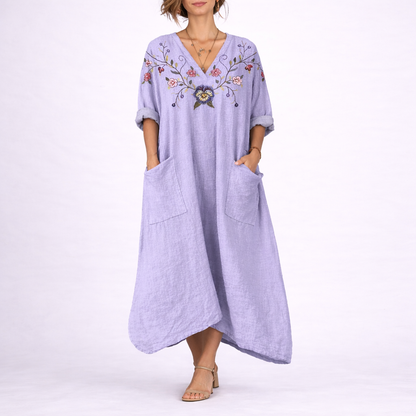 Women's Bohemian Kaftan Dress – Effortless Comfort