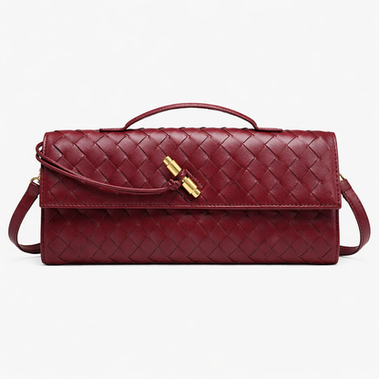 Luxury Woven Clutch Bag – Stylish Evening Shoulder Style – Everyday Accessory UK