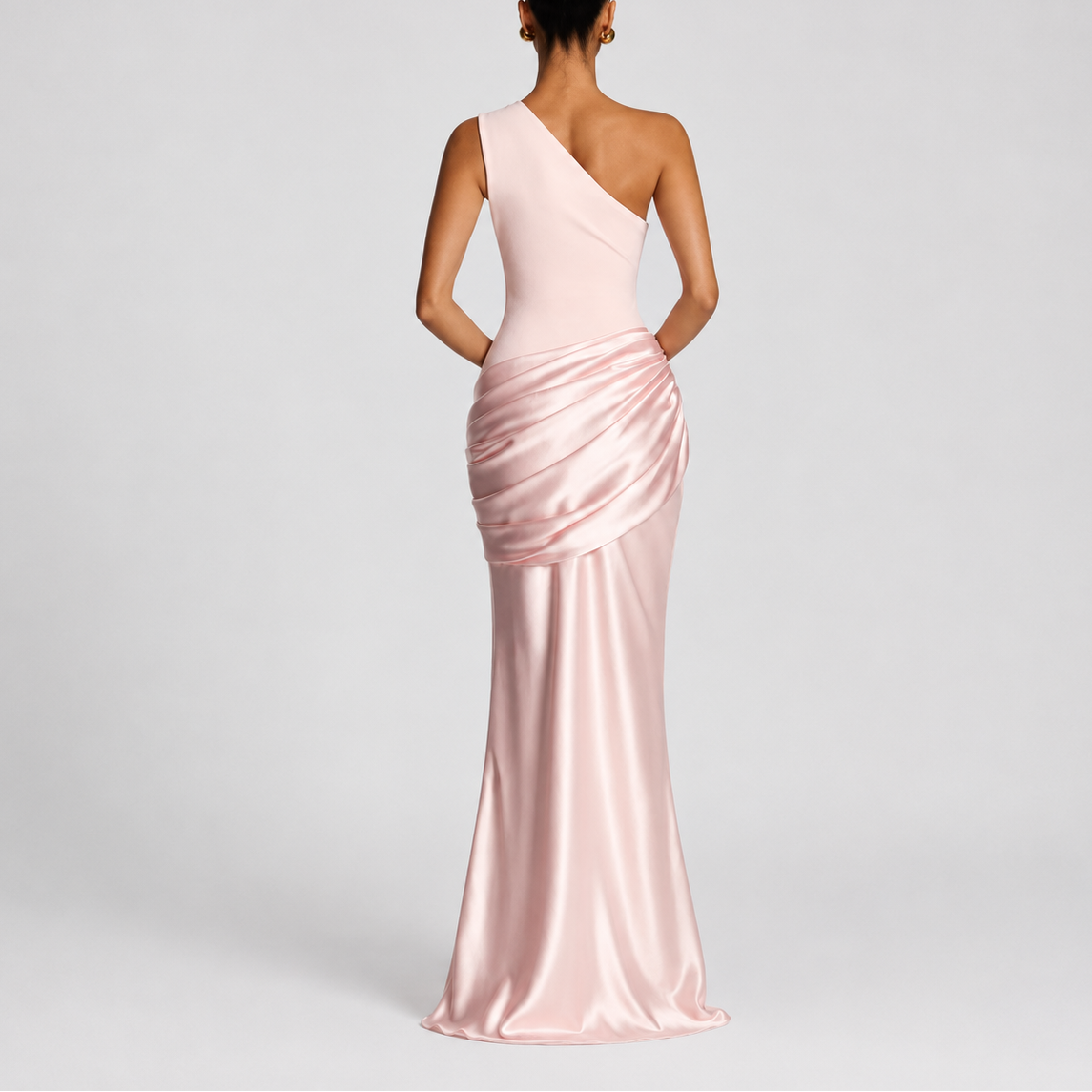 Women's Elegant One Shoulder Maxi Dress