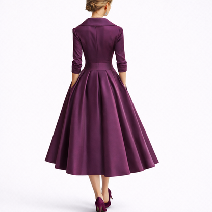 Women's Chic Midi Dress – Effortless Elegance