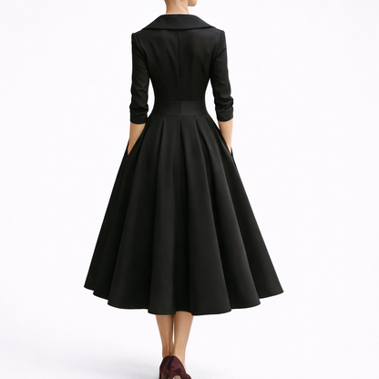 Women's Chic Midi Dress – Effortless Elegance