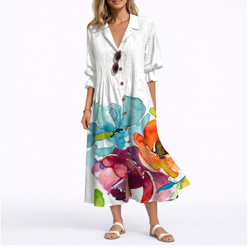 Flattering Floral Maxi Dress – Stylish Fit & Effortless Comfort – Flattering Fit for Women