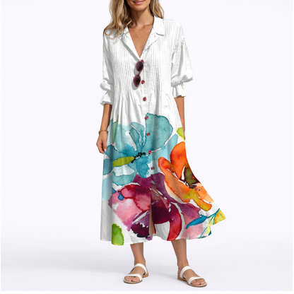 Flattering Floral Maxi Dress – Stylish Fit & Effortless Comfort – Flattering Fit for Women